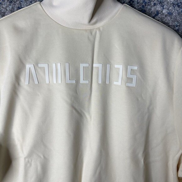 Fear of God Adidas Athletics Mock Pale Yellow Sweatshirt Women’s Medium IS8714 - Picture 9 of 16